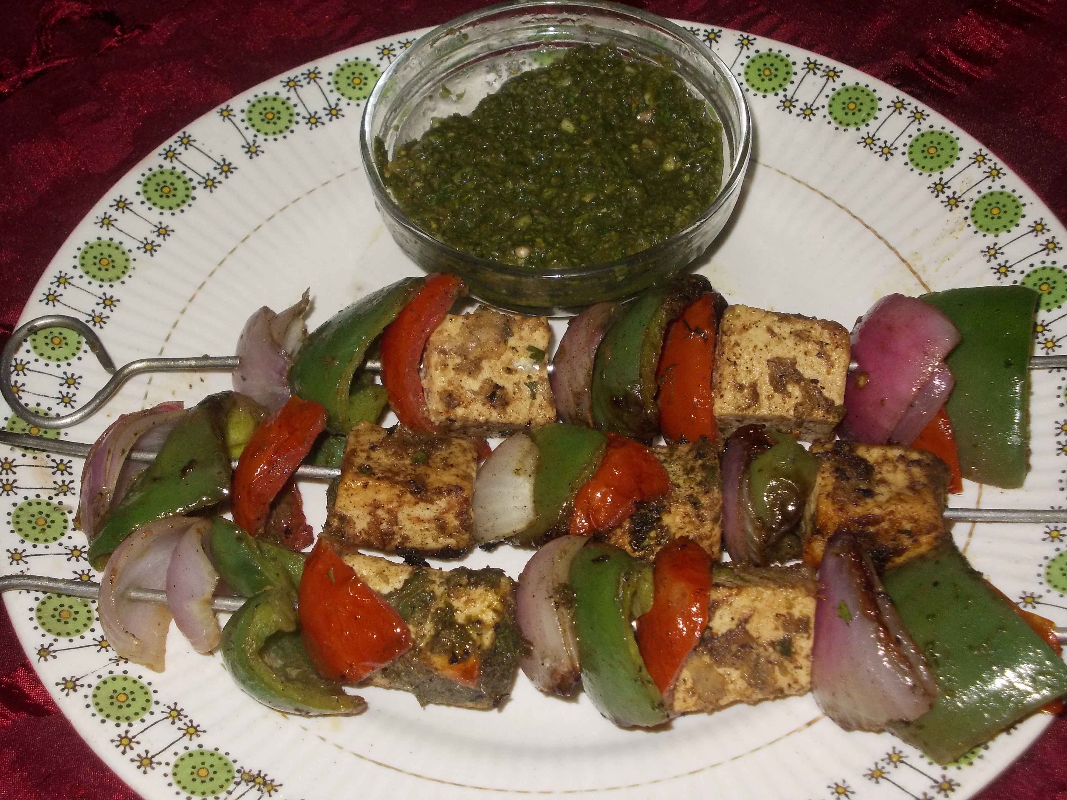 Paneer Shashlik Recipe